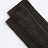 Classic Rib Silk Blend Sock
