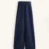 Cocoon Trousers with Side Pleat and Brushed Modal