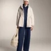 Cocoon Trousers with Side Pleat and Brushed Modal