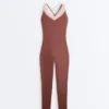 Comfortlux Block Long Jumpsuit