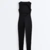 Comfortlux Boat Neck Long Jumpsuit Comfortlux Boat Neck Long Jumpsuit