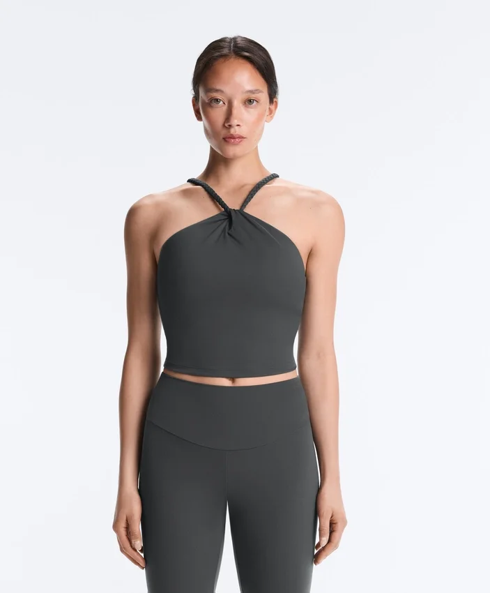 Comfortlux Braided Halter Tank Top Comfortlux Braided Halter Tank Top