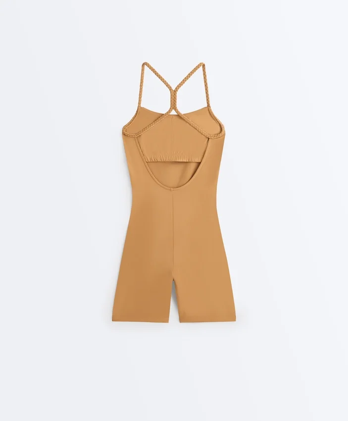 Comfortlux Braided Short Jumpsuit Comfortlux Braided Short Jumpsuit