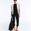 Comfortlux Capri Jumpsuit with Belt Comfortlux Capri Jumpsuit with Belt