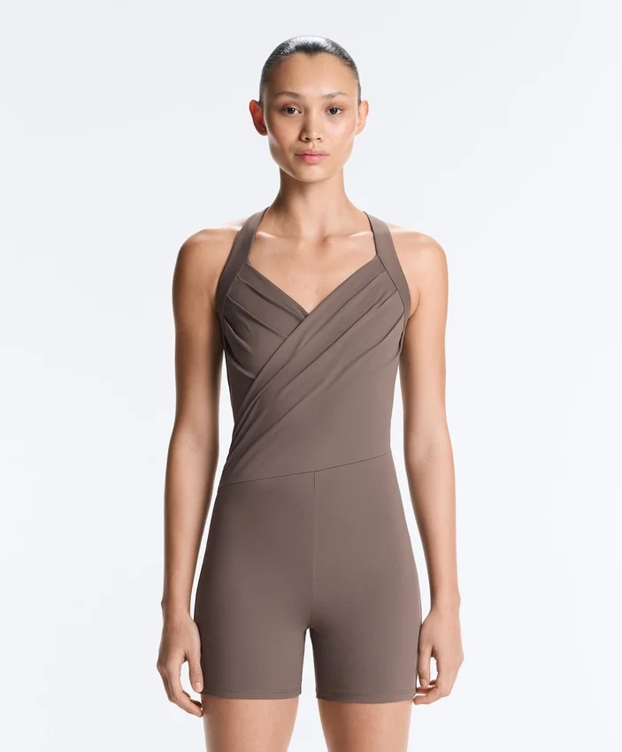 Comfortlux Crossover Short Jumpsuit Comfortlux Crossover Short Jumpsuit