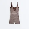 Comfortlux Gingham Short Jumpsuit Comfortlux Gingham Short Jumpsuit