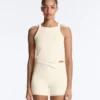 Comfortlux Halterneck Tank Top with Hemstitch Comfortlux Halterneck Tank Top with Hemstitch