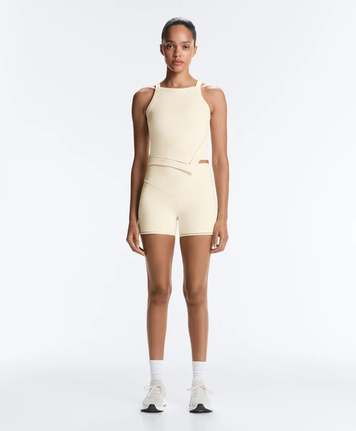 Comfortlux Halterneck Tank Top with Hemstitch Comfortlux Halterneck Tank Top with Hemstitch