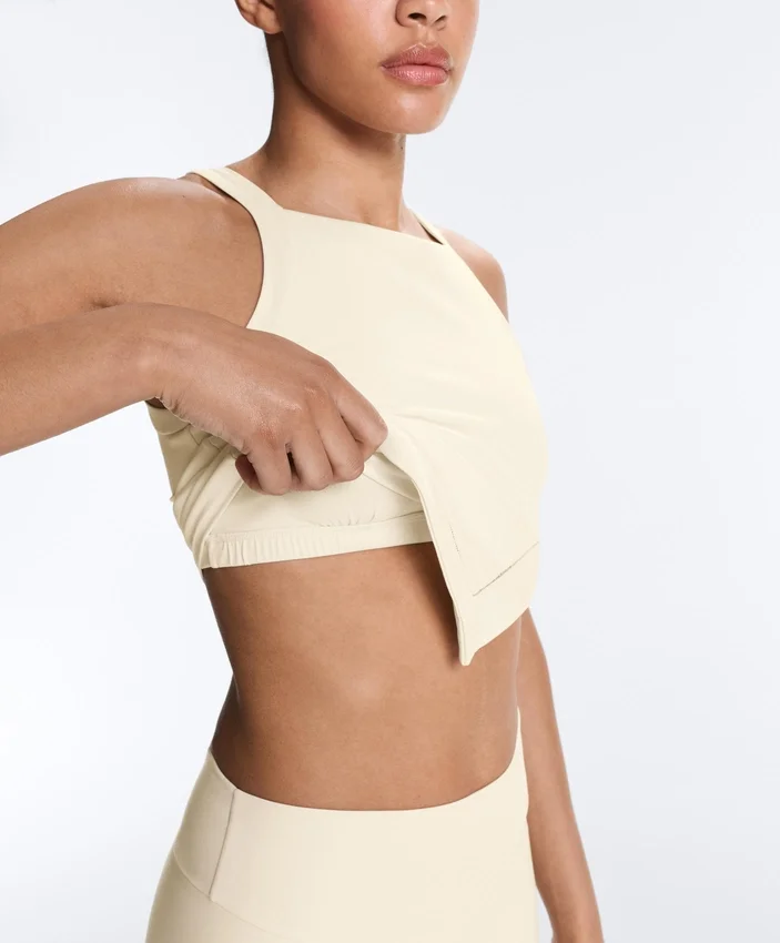 Comfortlux Halterneck Tank Top with Hemstitch Comfortlux Halterneck Tank Top with Hemstitch