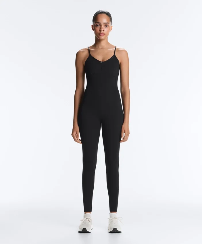 Comfortlux Hemstitch Long Jumpsuit Comfortlux Hemstitch Long Jumpsuit
