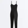 Comfortlux Hemstitch Long Jumpsuit Comfortlux Hemstitch Long Jumpsuit