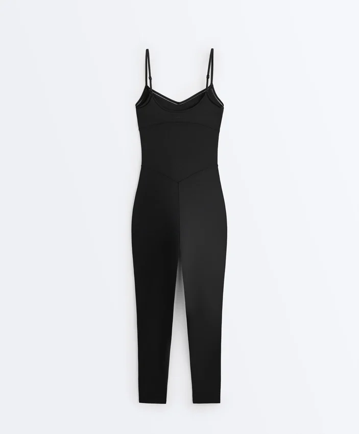 Comfortlux Hemstitch Long Jumpsuit Comfortlux Hemstitch Long Jumpsuit