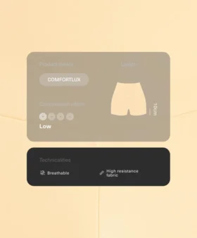 Comfortlux High-Rise 10Cm Hot Pants