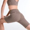 Comfortlux High-Rise 20Cm Gingham Biker Leggings Comfortlux High-Rise 20Cm Gingham Biker Leggings