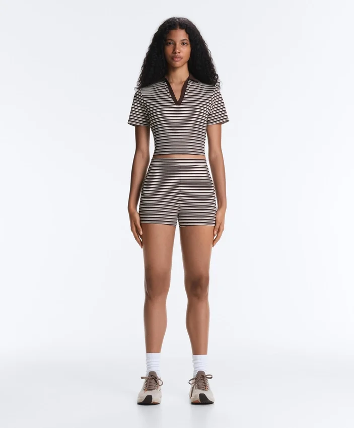 Comfortlux Striped Short-Sleeve Polo Shirt Comfortlux Striped Short-Sleeve Polo Shirt