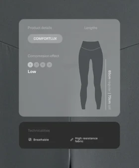 Comfortlux High-Rise Ankle-Length Leggings Comfortlux High-Rise Ankle-Length Leggings