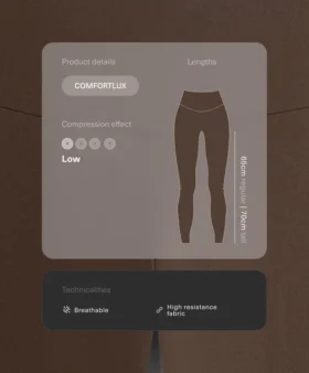 Comfortlux High-Rise Ankle-Length Leggings