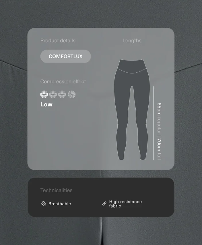 Comfortlux High-Rise Ankle-Length Leggings Comfortlux High-Rise Ankle-Length Leggings