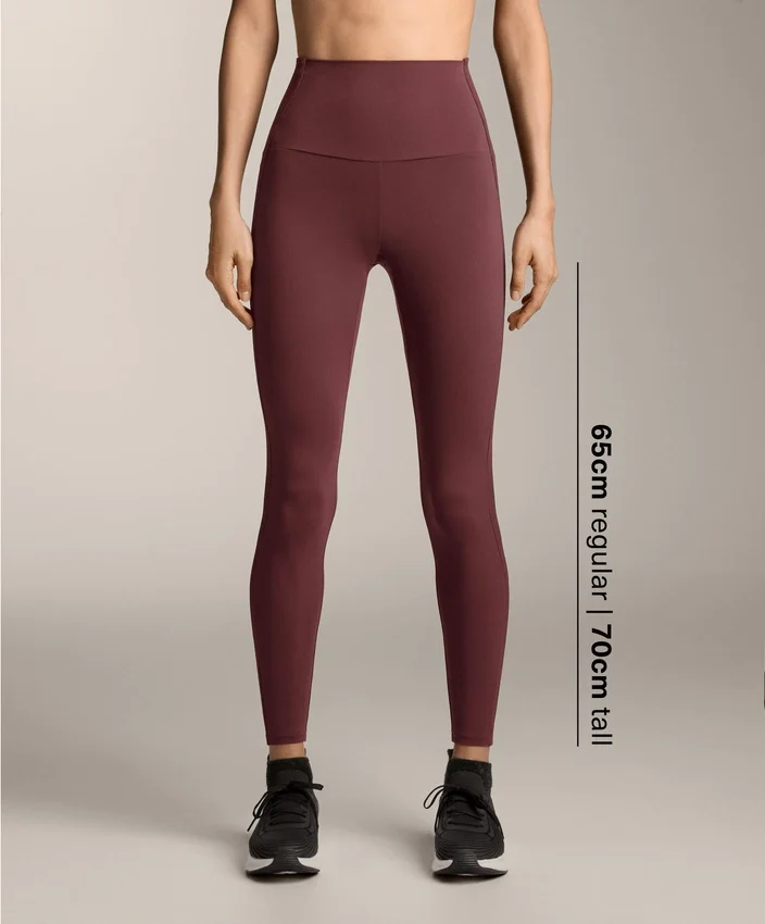Comfortlux High-Rise Ankle-Length Rib Leggings Comfortlux High-Rise Ankle-Length Rib Leggings