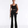 Comfortlux High-Rise Flare Trousers with Bow Comfortlux High-Rise Flare Trousers with Bow