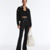 Comfortlux High-Rise Flare Trousers with Bow Comfortlux High-Rise Flare Trousers with Bow