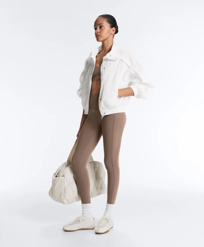 Comfortlux High-Rise Hemstitch Ankle-Length Leggings Comfortlux High-Rise Hemstitch Ankle-Length Leggings