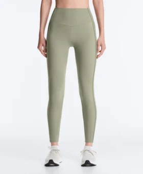 Comfortlux High-Rise Rib Ankle-Length Leggings