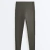 Comfortlux High Rise Rib Ankle-Length Leggings Comfortlux High Rise Rib Ankle-Length Leggings