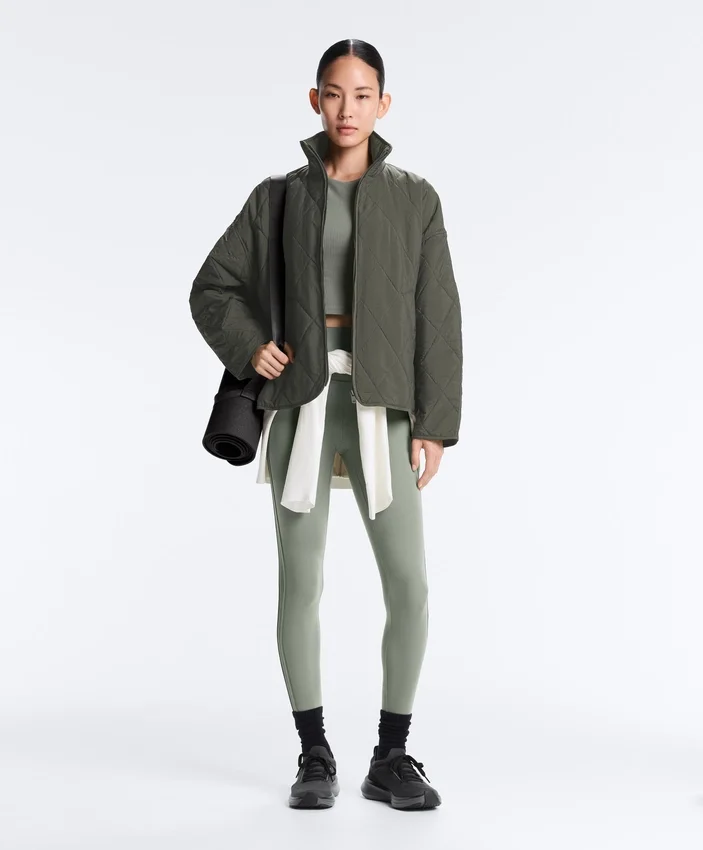 Comfortlux High Rise Rib Ankle-Length Leggings Comfortlux High Rise Rib Ankle-Length Leggings