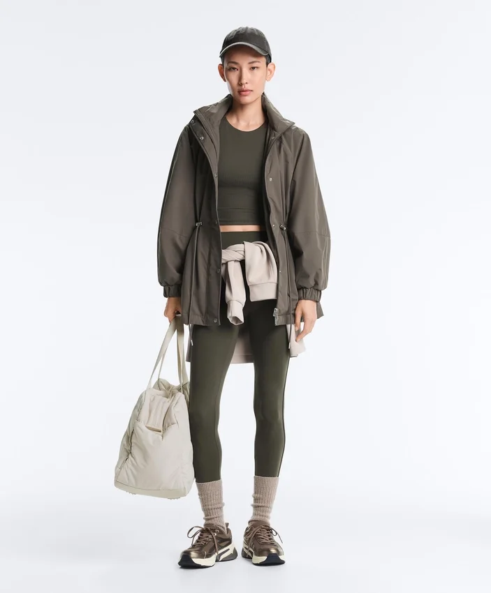 Comfortlux High Rise Rib Ankle-Length Leggings Comfortlux High Rise Rib Ankle-Length Leggings
