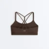 Comfortlux Light Support Sports Bra with Crossover Straps Comfortlux Light Support Sports Bra with Crossover Straps