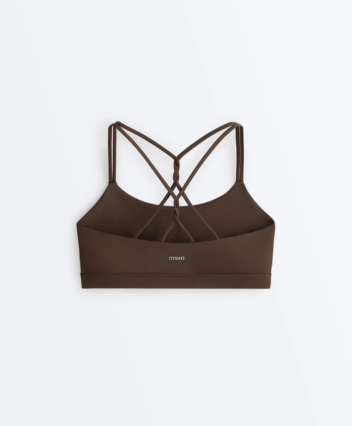 Comfortlux Light Support Sports Bra with Crossover Straps Comfortlux Light Support Sports Bra with Crossover Straps