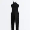 Comfortlux Long Jumpsuit with Tie Comfortlux Long Jumpsuit with Tie
