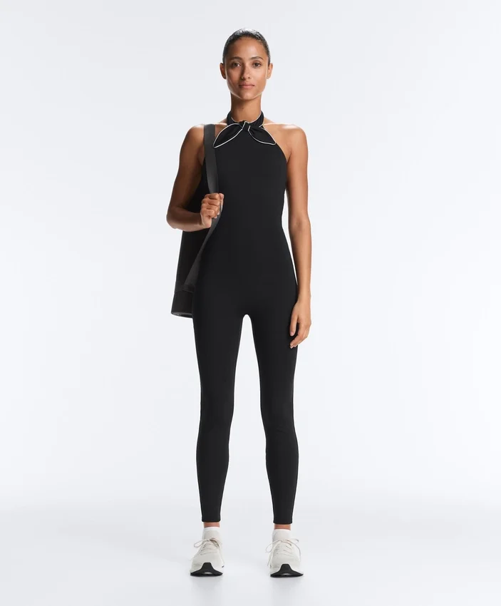Comfortlux Long Jumpsuit with Tie Comfortlux Long Jumpsuit with Tie