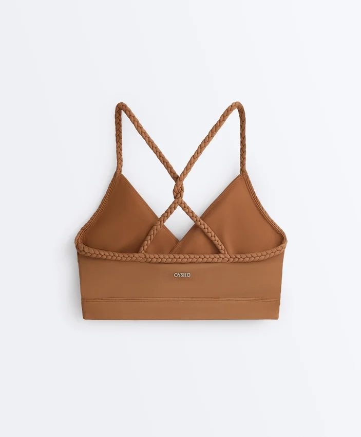 Comfortlux Medium Support Braided Sports Bra Comfortlux Medium Support Braided Sports Bra