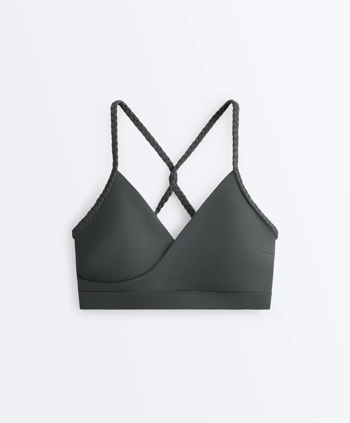 Comfortlux Medium Support Braided Sports Bra Comfortlux Medium Support Braided Sports Bra
