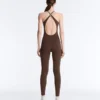 Comfortlux Piping Long Jumpsuit Comfortlux Piping Long Jumpsuit