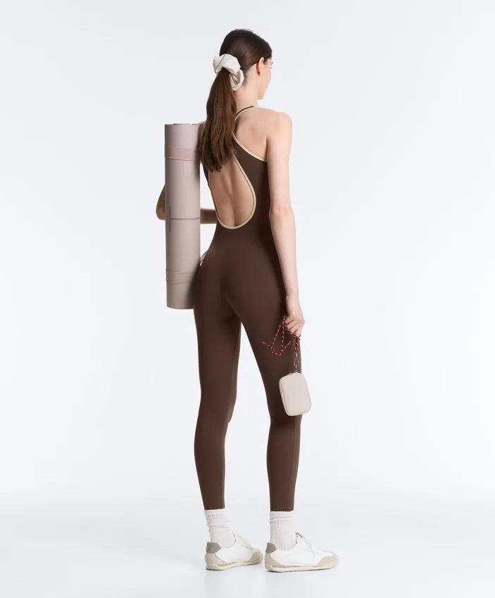 Comfortlux Piping Long Jumpsuit Comfortlux Piping Long Jumpsuit