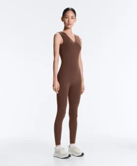 Comfortlux Pleated Long Jumpsuit