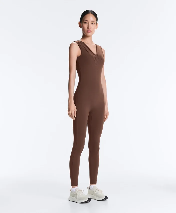 Comfortlux Pleated Long Jumpsuit Comfortlux Pleated Long Jumpsuit