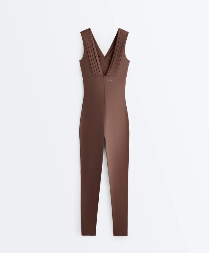 Comfortlux Pleated Long Jumpsuit Comfortlux Pleated Long Jumpsuit