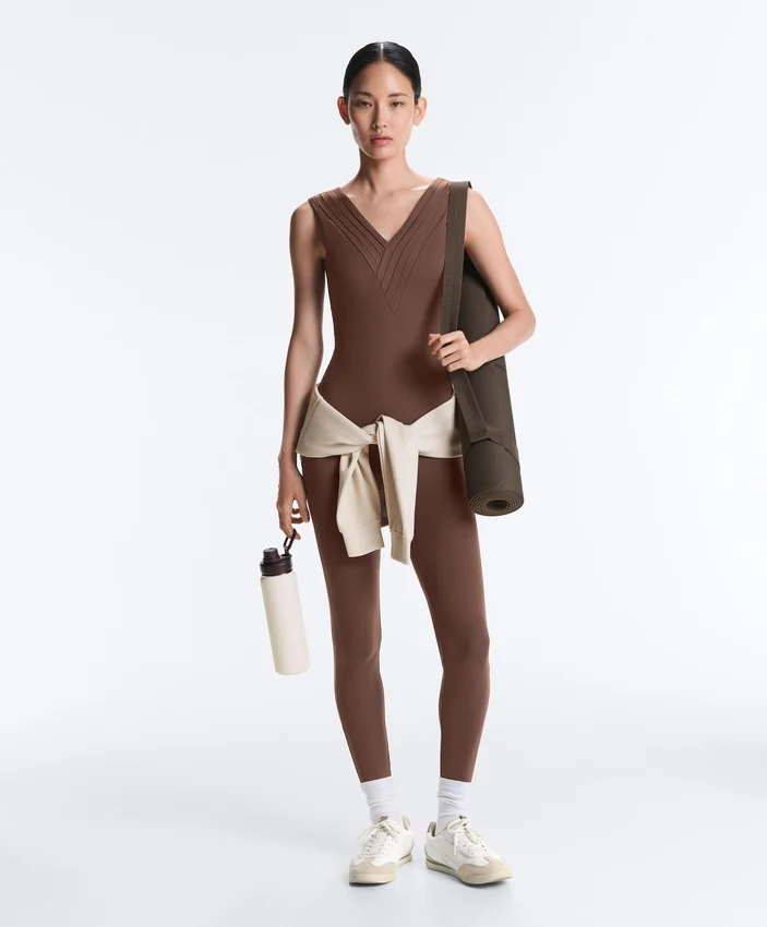 Comfortlux Pleated Long Jumpsuit Comfortlux Pleated Long Jumpsuit