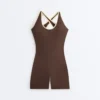 Comfortlux Short Contrast Jumpsuit Comfortlux Short Contrast Jumpsuit