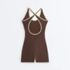 Comfortlux Short Contrast Jumpsuit Comfortlux Short Contrast Jumpsuit