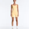 Comfortlux Short Jumpsuit with Knot Detail Comfortlux Short Jumpsuit with Knot Detail