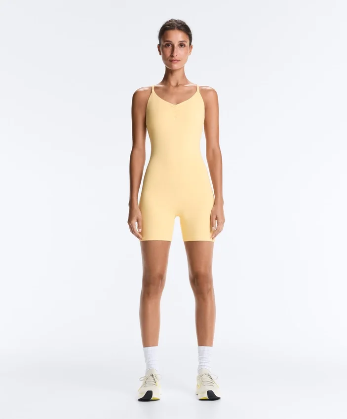 Comfortlux Short Jumpsuit with Knot Detail Comfortlux Short Jumpsuit with Knot Detail