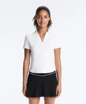 Comfortlux Short-Sleeve Piping Polo Shirt