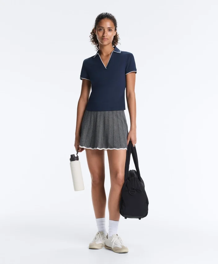 Comfortlux Short-Sleeve Piping Polo Shirt Comfortlux Short-Sleeve Piping Polo Shirt