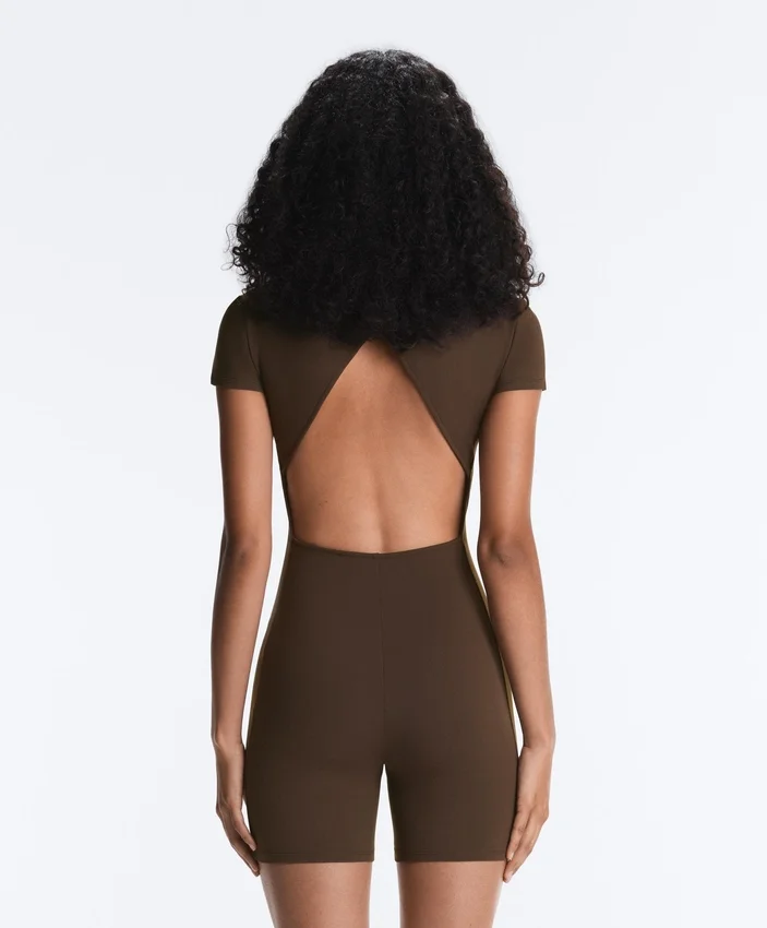 Comfortlux Short Zip Jumpsuit Comfortlux Short Zip Jumpsuit