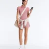 Comfortlux Striped Short Jumpsuit